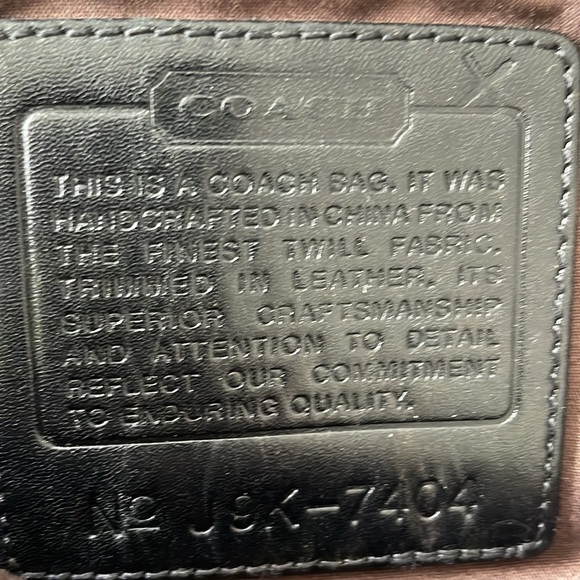 COACH VINTAGE NYLON/ LEATHER BACKPACK - Picture 5 of 11